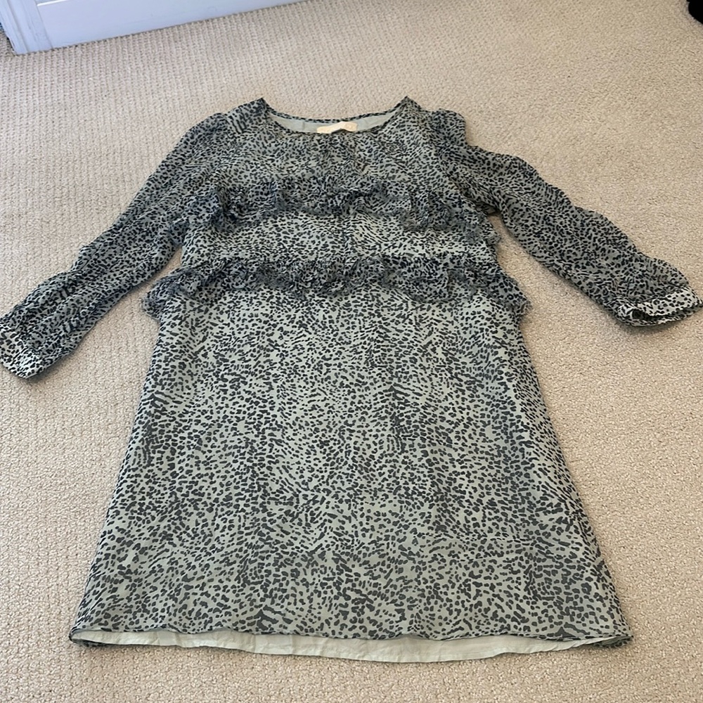 Silk printed dress